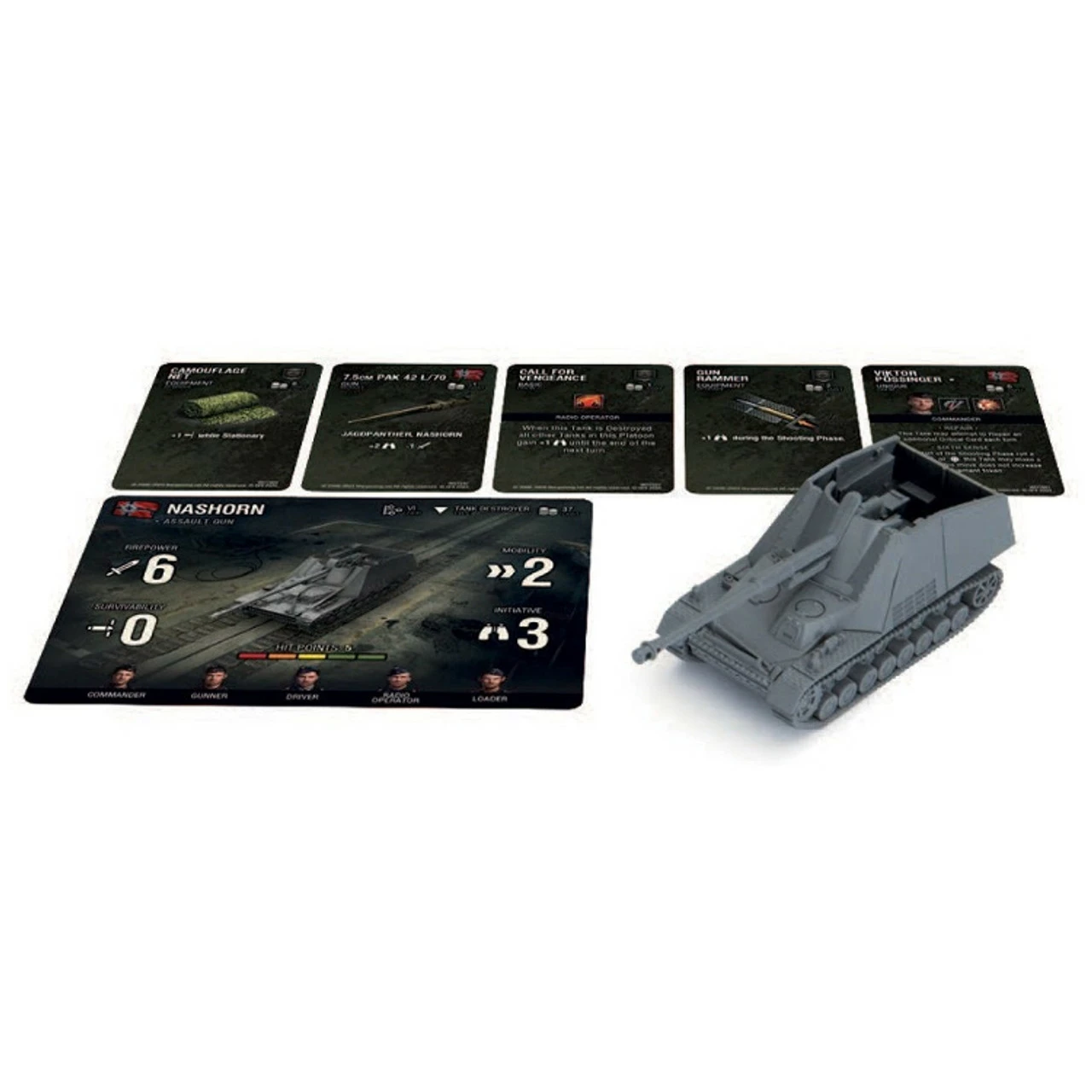 World Of Tanks Miniatures Game: Wave 10 Tank - German Nashorn 1 World Of Tanks Miniatures Game: Wave 10 Tank - German Nashorn