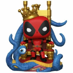 Funko Pop! Marvel: 724 Deluxe King Deadpool On Throne - PX Previews Exclusive