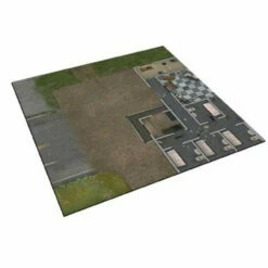The Walking Dead: All Out War - The Prison Deluxe Gaming Mat