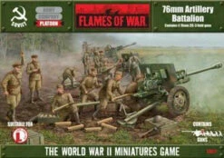 Flames Of War (WWII): (Soviet) 76mm Artillery Battalion (Clearance)