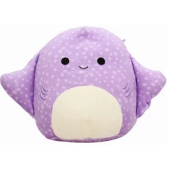 Squishmallow Aziza The Purple Stingray 12" Stuffed Plush By Kelly Toy