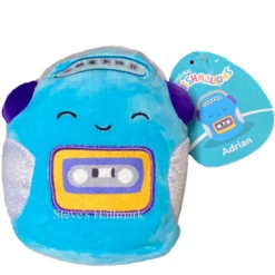 Squishmallow Adrian The Cassette Player Tech Squad 8" Stuffed Plush By Kelly Toy