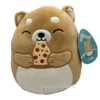 Squishmallow Angie The Shiba Inu With Pizza I Got That 5" Stuffed Plush By Kelly Toy