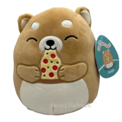 Squishmallow Angie The Shiba Inu With Pizza I Got That 5" Stuffed Plush By Kelly Toy