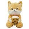 Cuddle Barn 11" BFF Furrever Sippin' Shiba Inu Stuffed Plush