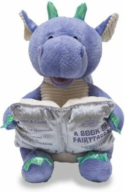 Cuddle Barn 12" Dalton The Storytelling Dragon Animated Musical And Motion Plush