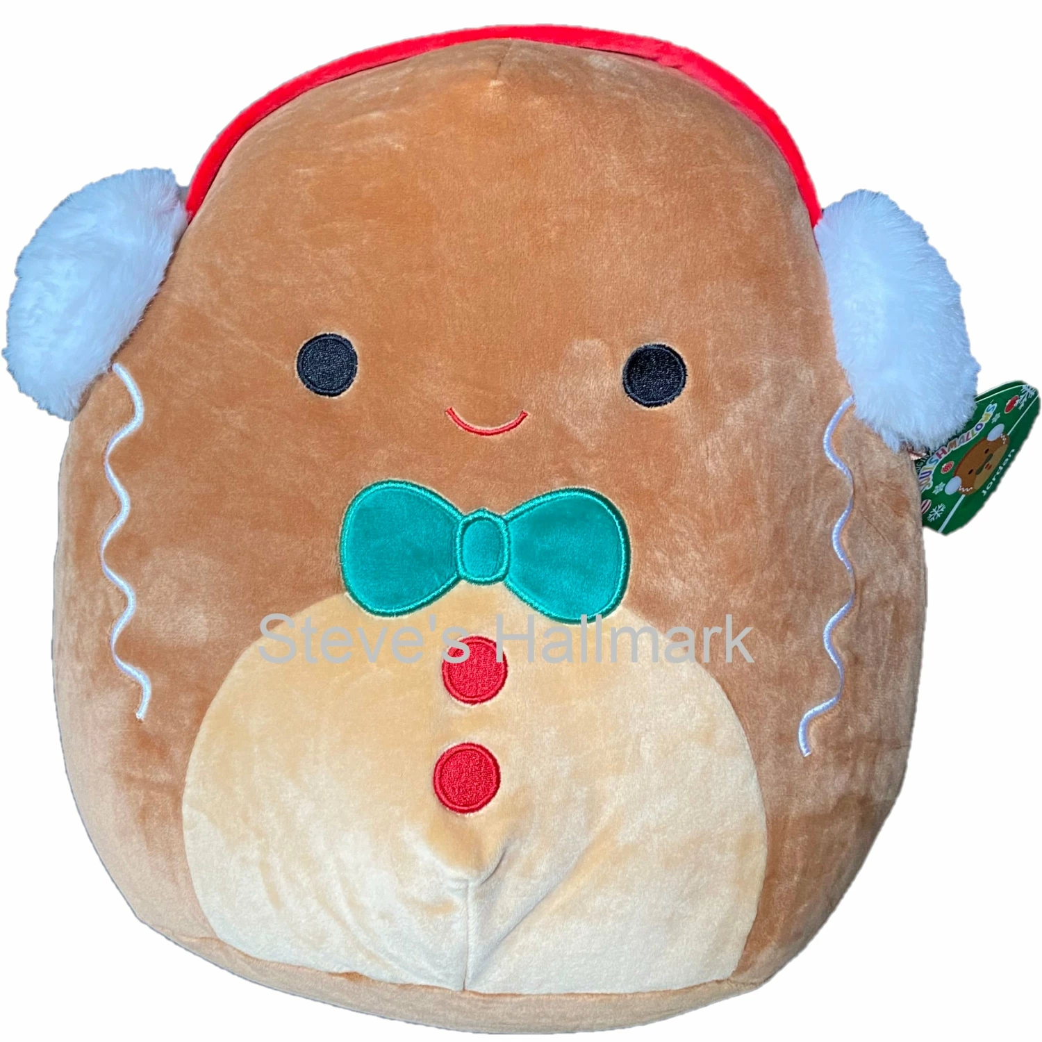 Christmas Squishmallow Jordan The Gingerbread Boy 12" Stuffed Plush By Kelly Toy 1 Christmas Squishmallow Jordan The Gingerbread Boy 12" Stuffed Plush By Kelly Toy