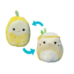 Squishmallow Leticia The Lemon And Medina The Lemonade Flipamallows 12" Stuffed Plush By Kelly Toy