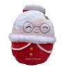 Christmas Squishmallow Nicolette Corduroy Mrs. Claus With Holly In Hair 5" Stuffed Plush By Kelly Toy