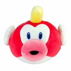 Tomy Club Mocchi- Mocchi- Super Mario™ Cheep Cheep Mega Plush Toy, 15 Inch