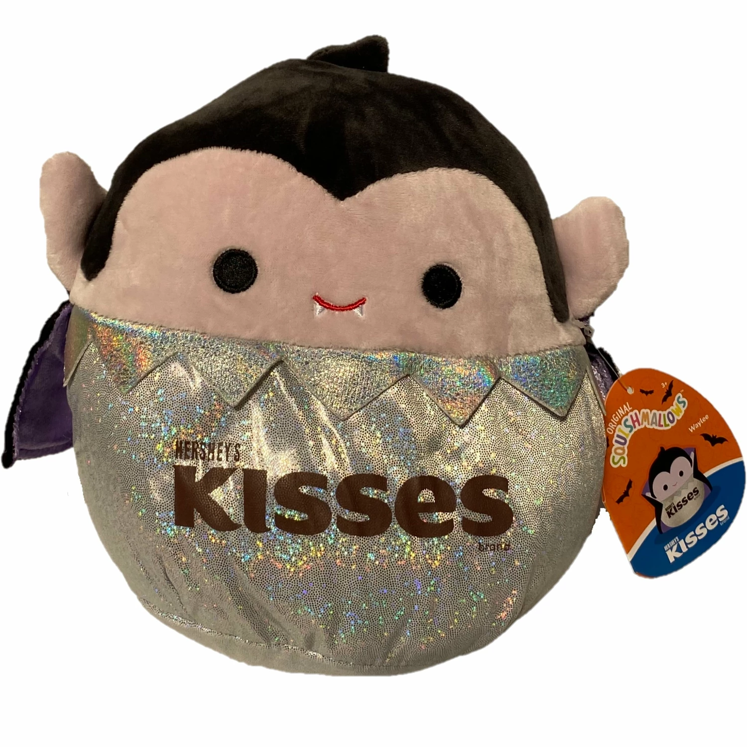 Halloween Squishmallow Dracula In Hershey Kisses 10" Stuffed Plush By Kelly Toy 1 Halloween Squishmallow Dracula In Hershey Kisses 10" Stuffed Plush By Kelly Toy