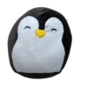 Christmas Squishmallow Luna Corduroy Black And White Penguin 5" Stuffed Plush By Kelly Toy