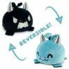 TeeTurtle: Reversible Dragon Plush - Blue & Black